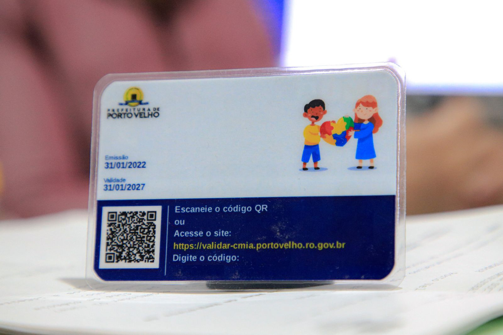 Documento identifica pessoas com Transtorno do Espectro Autista (TEA) 