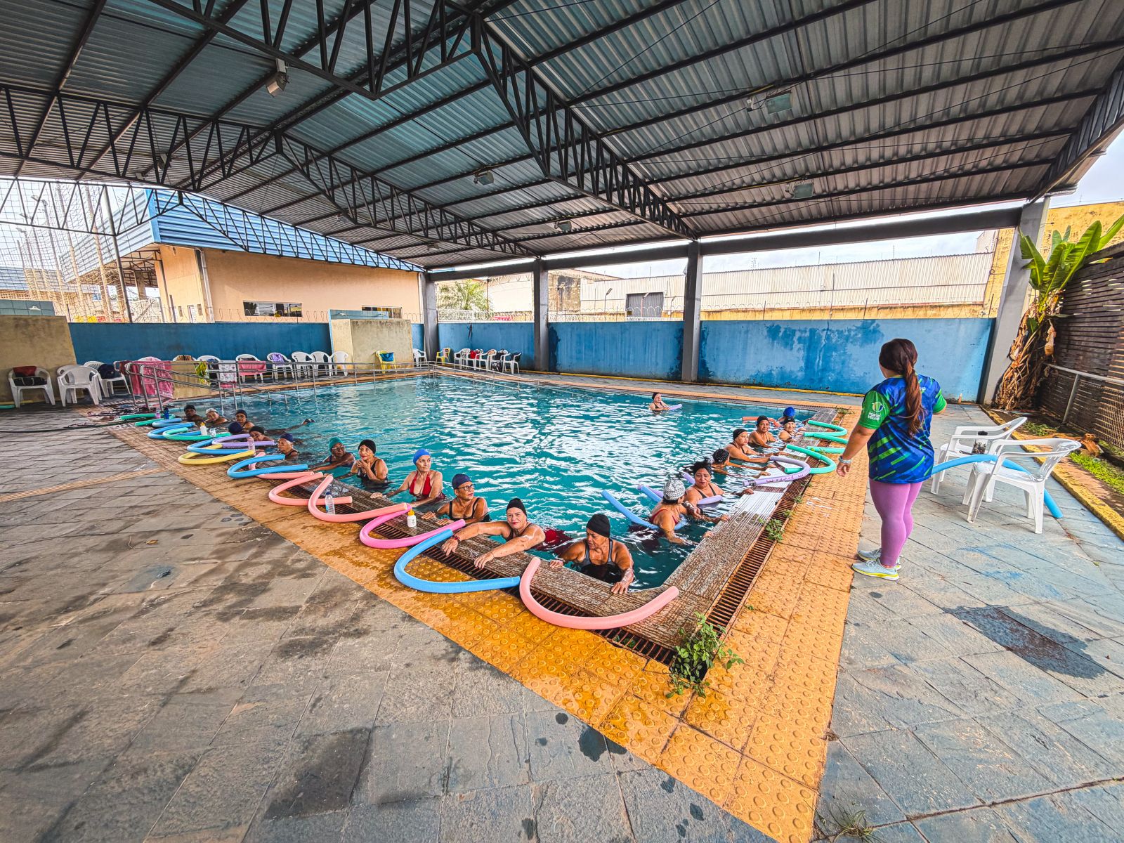  Projeto Qualidade de Vida oferece aulas de hidroginástica para pessoas acima de 60 anos