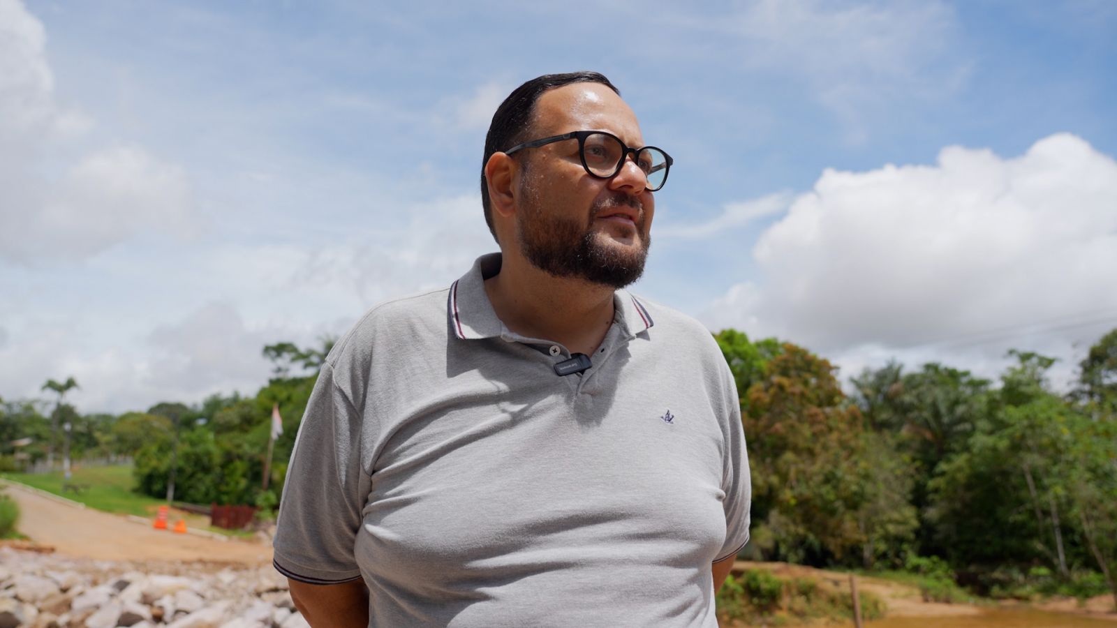 A obra segue dentro do prazo, destacou Thiago Catanhede